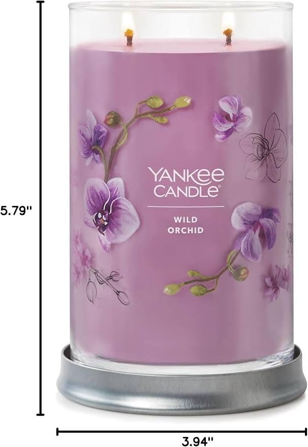 Large Tumbler Scented Candle with up to 80 Hour Burn Time, Premium Plant Wax Blend for Consistent Burn, 20 oz Tumbler Candle