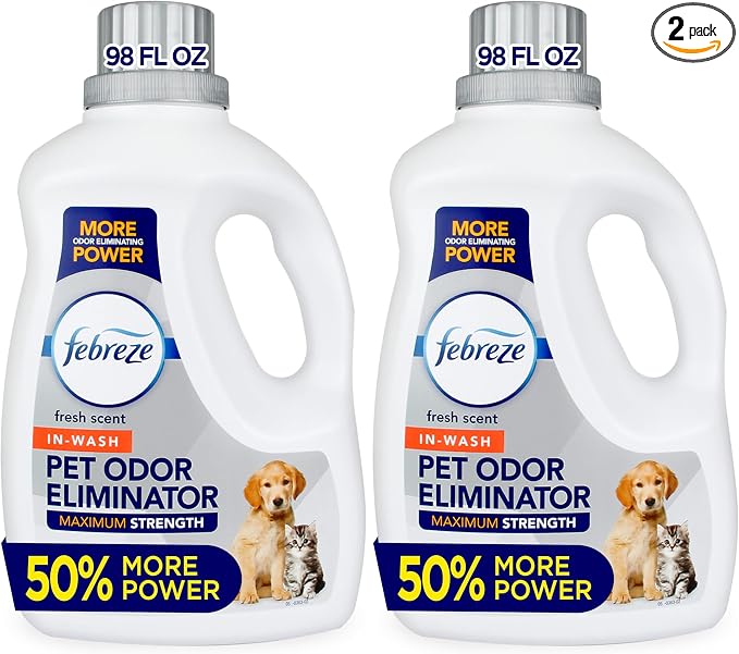 Laundry Detergent Additive for Pet Supplies,Maximum Strength In Wash Pet Odor Eliminator,Designed to Remove Tough Odors in