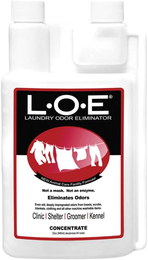 Laundry Odor Eliminator Concentrate – Pet Odor Eliminator for Strong Odors – Pet Smell & Urine Odor Eliminator for Clothes