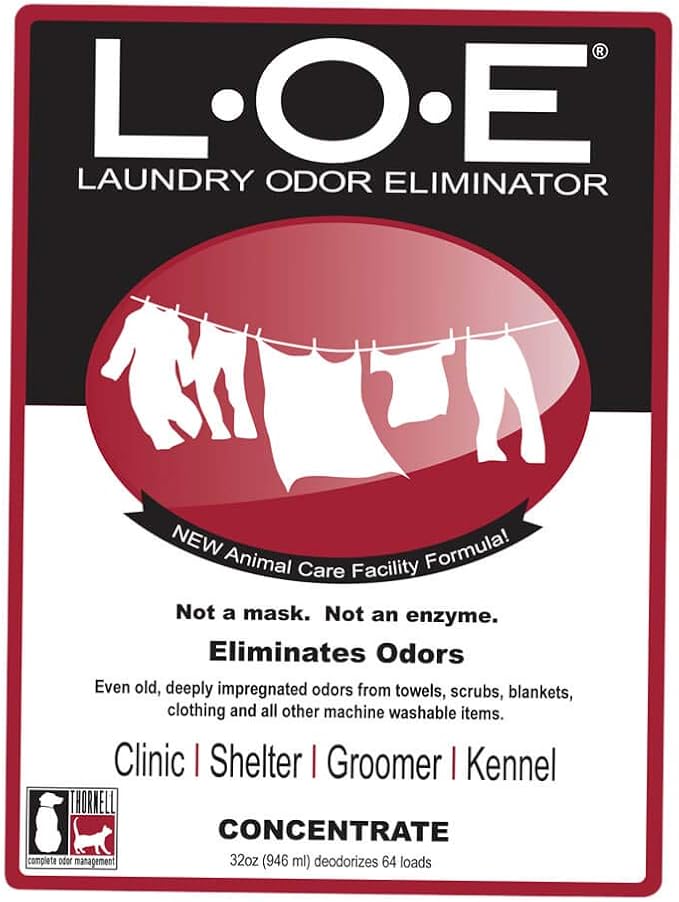 Laundry Odor Eliminator Concentrate – Pet Odor Eliminator for Strong Odors – Pet Smell & Urine Odor Eliminator for Clothes