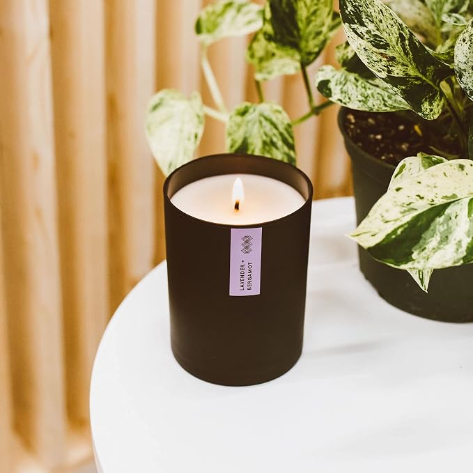 . Lavender & Bergamot Scented Candle - 75 Hour Burn - Luxury made from natural materials Soy Wax Candles, alternate product