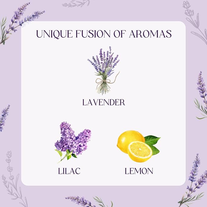 Lavender Candle, Scented Candles Gift Set for Stress Relief, 6 Votive Candles for Women and Men, alternate product view 2