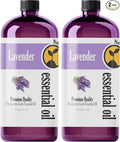 Lavender Essential Oil - 16 Fl Oz (Pack of 2) – for Aromatherapy, Relaxation & Candle Making – Lavender Diffuser Oil, product