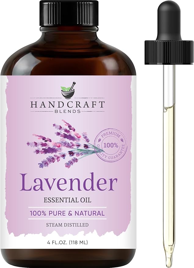Lavender Essential Oil – Huge 4 Fl Oz – 100% Pure and Natural – Premium Grade Essential Oil for Diffuser and, product image