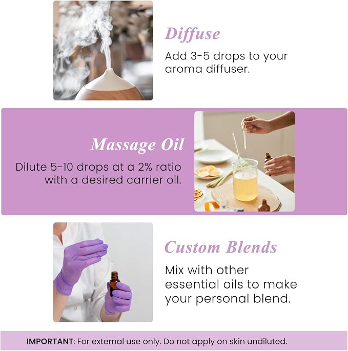 Lavender Essential Oil – Huge 4 Fl Oz – 100% Pure and Natural – Premium Grade Essential Oil for Diffuser and, alternate