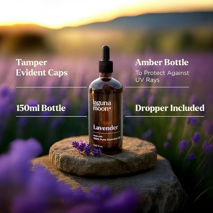 Lavender Essential Oil - Pure Essential Oils for Diffusers, Humidifiers, Aromatherapy, Cars, Yoga, Home Essentials, alternate