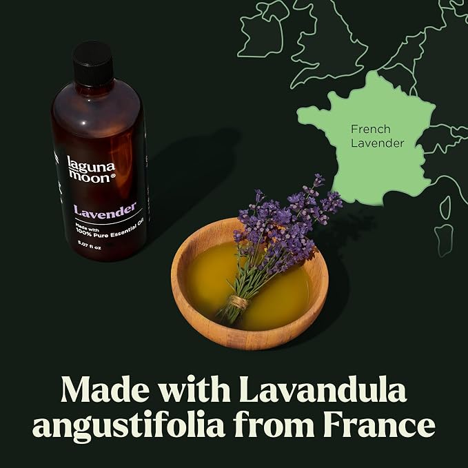Lavender Essential Oil - Pure Essential Oils for Diffusers, Humidifiers, Aromatherapy, Cars, Yoga, Home Essentials, alternate
