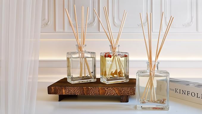 Lavender Fields Oil Essential Oil Reed Diffuser Set with Real Lavender!, alternate product view 9