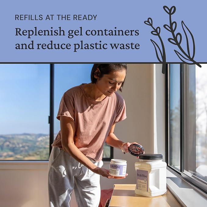 Lavender Odor Removing Gel Refill, 63 oz. - Safer Odor Absorbers for Home, Natural Plant-Based Odor Eliminator, alternate