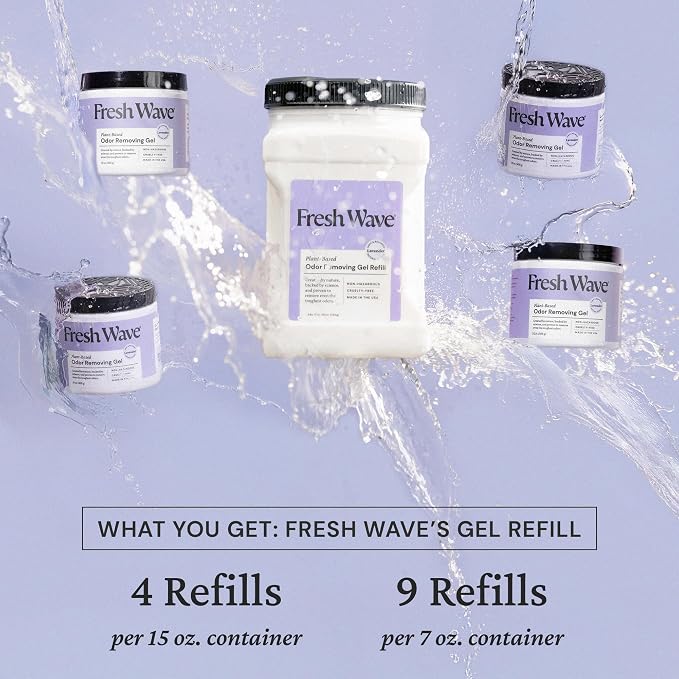 Lavender Odor Removing Gel Refill, 63 oz. - Safer Odor Absorbers for Home, Natural Plant-Based Odor Eliminator, alternate