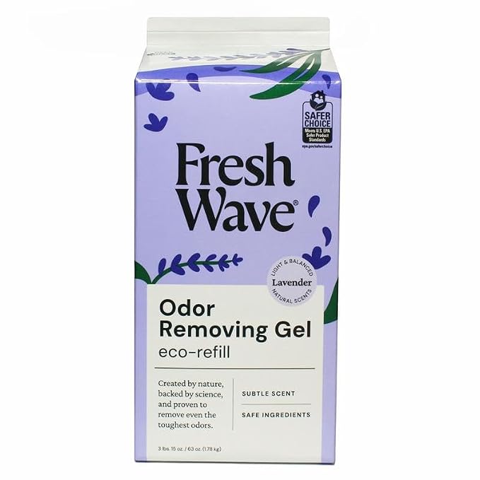 Lavender Odor Removing Gel Refill, 63 oz. - Safer Odor Absorbers for Home, Natural Plant-Based Odor Eliminator, alternate