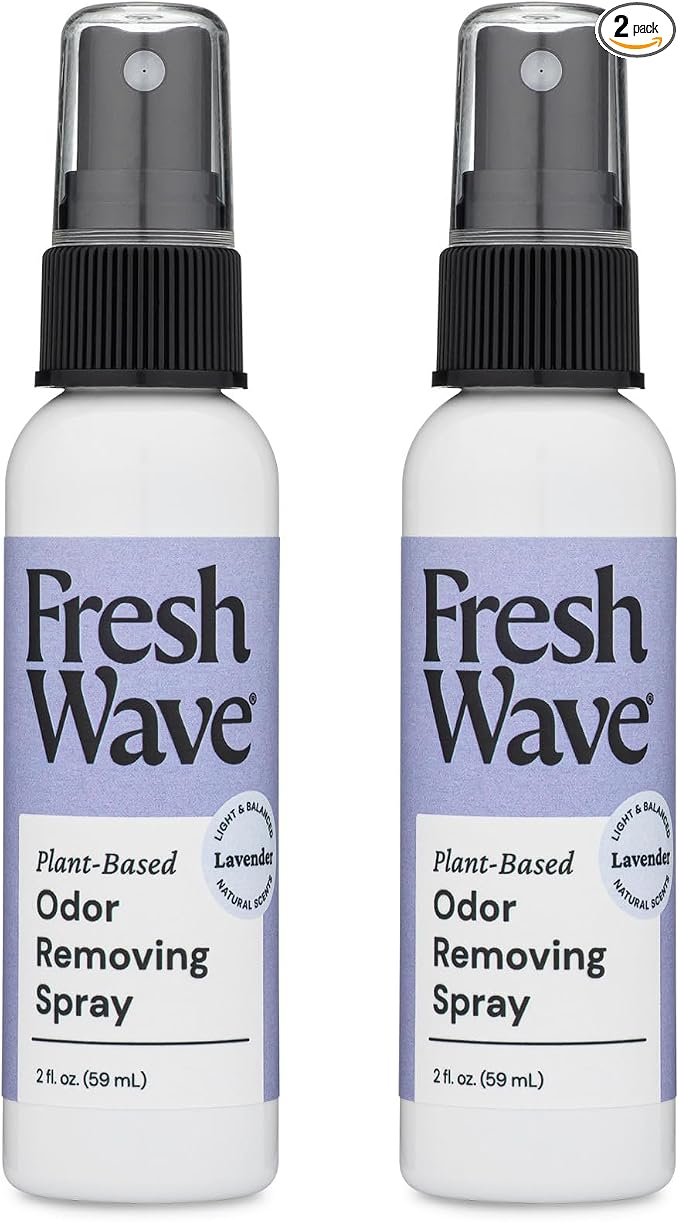 Lavender Scent Odor Eliminator Spray & Air Freshener, 2 fl. oz. Travel Size (Pack of 2) 2 oz, product image