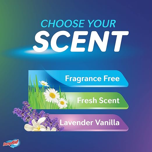 Lavender Vanilla Hanging Moisture Absorber, 16 oz., 3 Pack - Eliminates Musty Odors for Fresher, Cleaner Air, alternate