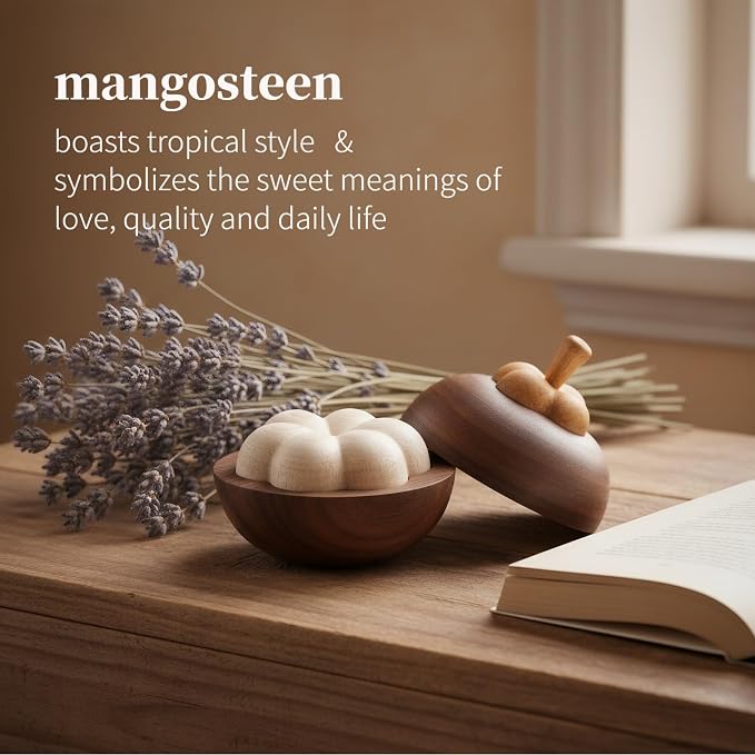 Layered Wood Passive Diffuser Petal-Like, Small Portable Essential Oil Aromatherapy Decor, alternate product view 7