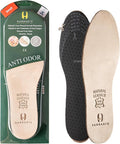 Leather Anti Odor Insoles | Cuttable Odor Eaters Insoles Women | Shoe Deodorizer Thin Insert - Odor Eliminator for Shoes