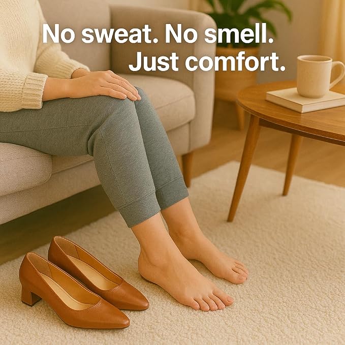 Leather Anti Odor Insoles | Cuttable Odor Eaters Insoles Women | Shoe Deodorizer Thin Insert - Odor Eliminator for Shoes