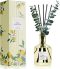 Lemon Eucalyptus Reed Diffuser – 6.76 oz Essential Oil with Sticks & Dried Eucalyptus Branches, product image