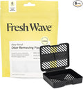 Lemon Odor Eliminating & Deodorizing Packs | Bag of 6 & Fresh Pod Case | Safer Odor Relief for Small Spaces | Natural