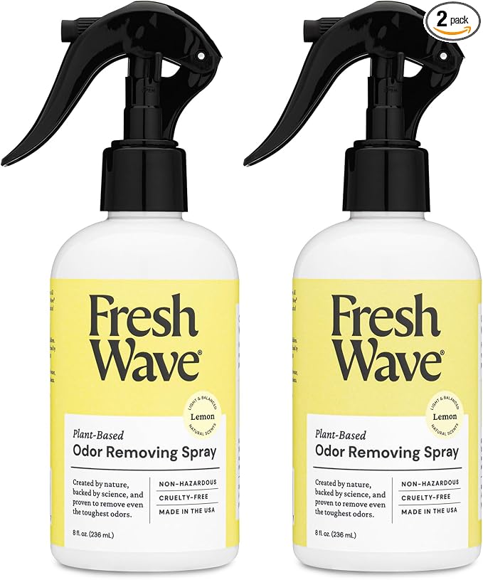 Lemon Scent Odor Removing Spray, 8 fl. oz. | Pack of 2 | Odor Absorber for Home, Furniture, product image