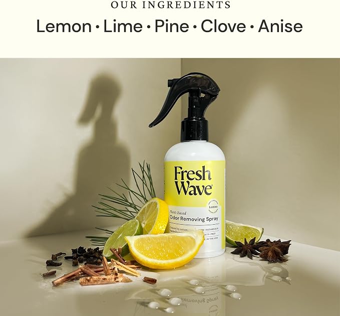 Lemon Scent Odor Removing Spray, 8 fl. oz. | Pack of 2 | Odor Absorber for Home, Furniture, alternate product view 2