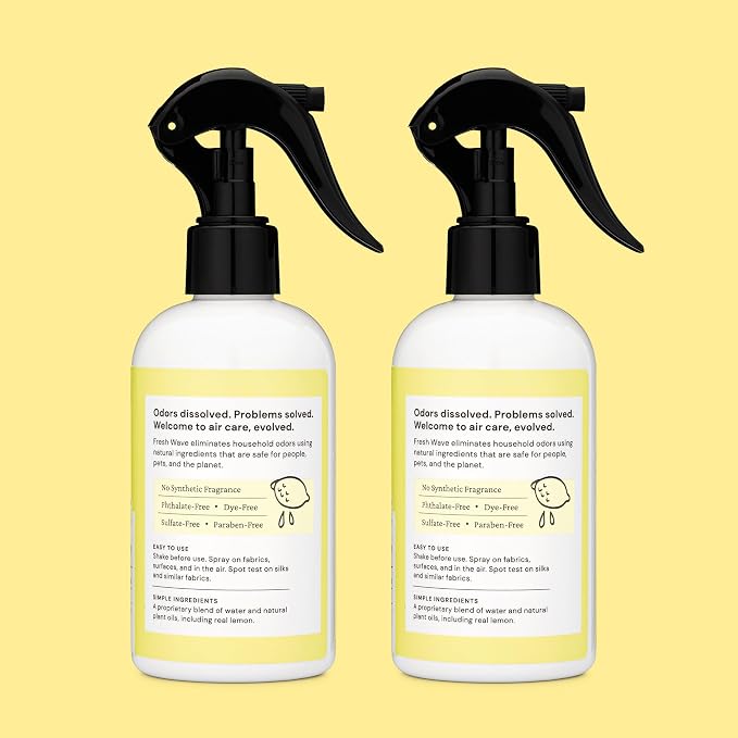 Lemon Scent Odor Removing Spray, 8 fl. oz. | Pack of 2 | Odor Absorber for Home, Furniture, alternate product view 7