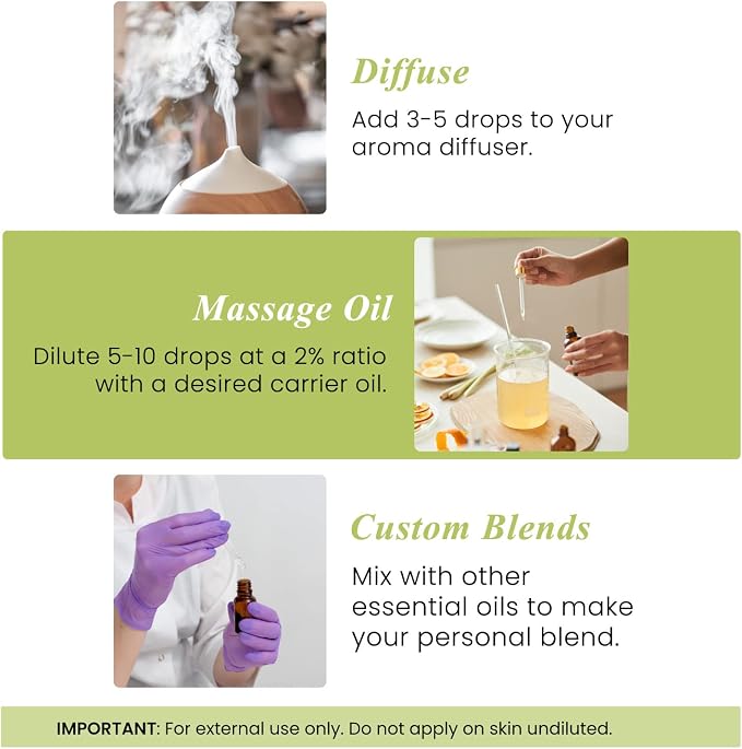 Lemongrass Essential Oil – Huge 4 Fl Oz – 100% Pure and Natural – Premium Grade Essential Oil for Diffuser and, alternate