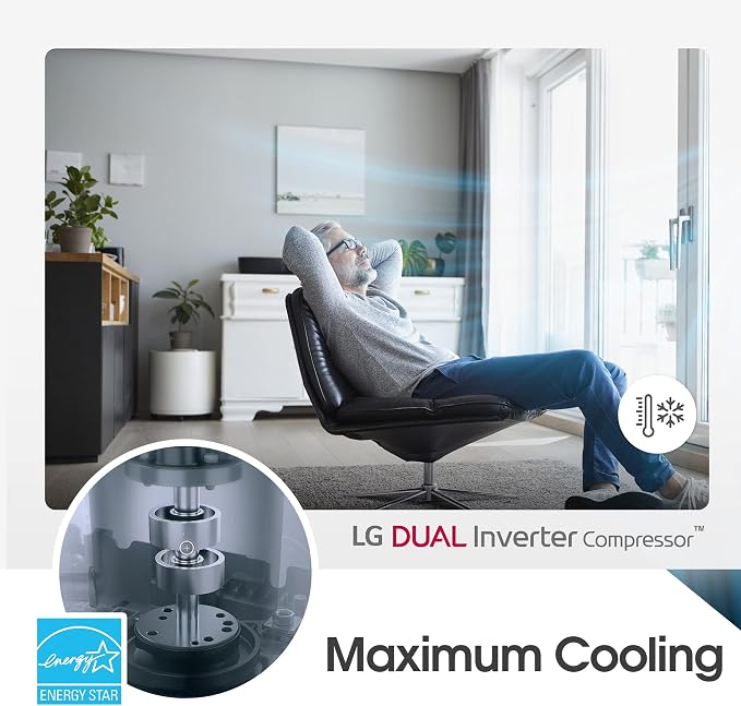 10000 BTU Window Air Conditioners [2023 ] Dual Inverter Remote WiFi Enabled App Ultra-Quiet Washable Filter