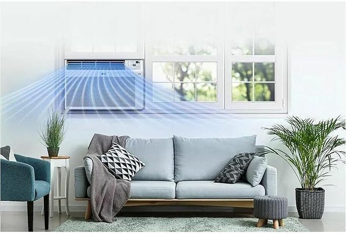 14000 BTU Window Air Conditioners [2023 ] Remote Control WiFi Enabled App Ultra-Quiet Washable Filter Cools