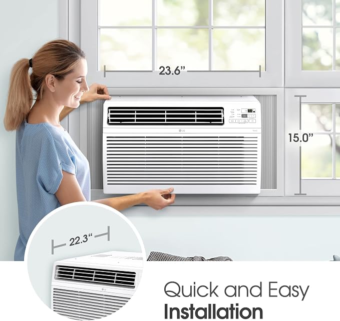 14000 BTU Window Air Conditioners [2023 ] Remote Control WiFi Enabled App Ultra-Quiet Washable Filter Cools
