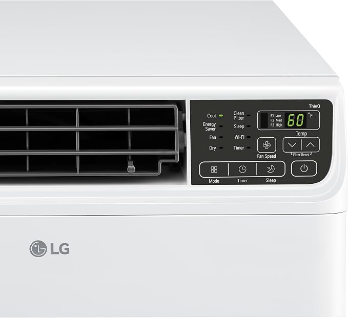6000 BTU Window Air Conditioner Energy Saving Dual Inverter, Remote Control, WiFi, ThinQ, Alexa, alternate
