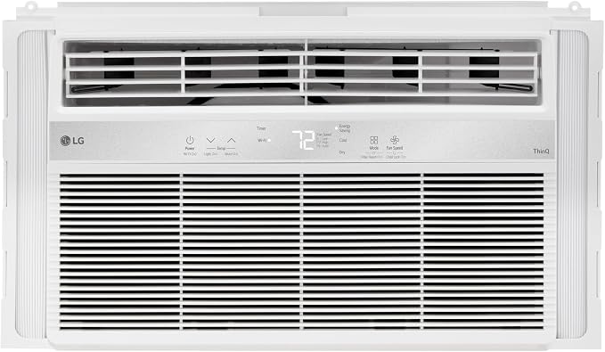 8000 BTU Window Air Conditioner [2024 ] Remote Control WiFi Enabled App Washable Filer Ultra-Quiet Cools 350