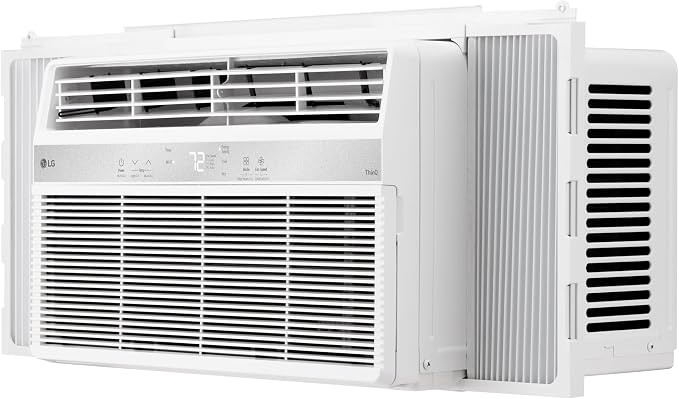 8000 BTU Window Air Conditioner [2024 ] Remote Control WiFi Enabled App Washable Filer Ultra-Quiet Cools 350