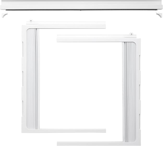 8000 BTU Window Air Conditioner [2024 ] Remote Control WiFi Enabled App Washable Filer Ultra-Quiet Cools 350