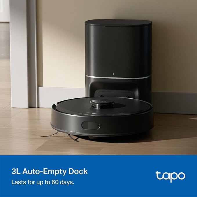 LiDAR Smart Navigation Robot Vacuum and Mop with Self-Emptying Dock, 5300Pa Max, 97%+ Dust Pickup Rate, Customizable