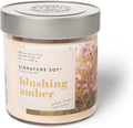 Lidded Blushing Amber Scented Candle, Large Jar, product image