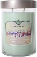 Lidded Coastal Linen Scented Candle, product image
