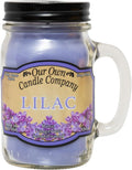 Lilac Scented Mason Jar Candle, 100 Hour Burn Time, 13 Ounces, product image
