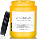 Limocello Summer Scented Candle, 19.4oz 110 Hours Long Lasting Burn made from natural materials Natural Soy Wax Lemon