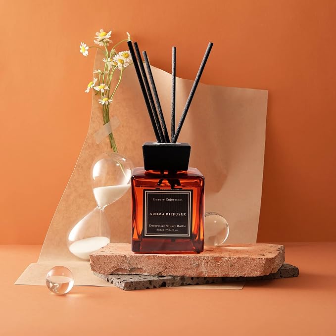 Long-Lasting Air Freshener, Fresh Freesia Pear Reed Diffuser, 7.04 oz, Eliminate