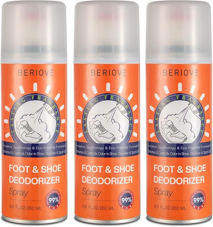 Long-Lasting Shoe Deodorizer Spray: Foot Odor Eliminator for Men’s & Women’s Shoes, product image