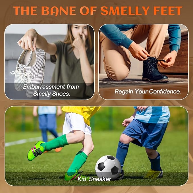 Long-Lasting Shoe Deodorizer Spray: Foot Odor Eliminator for Men’s & Women’s Shoes, alternate product view 3