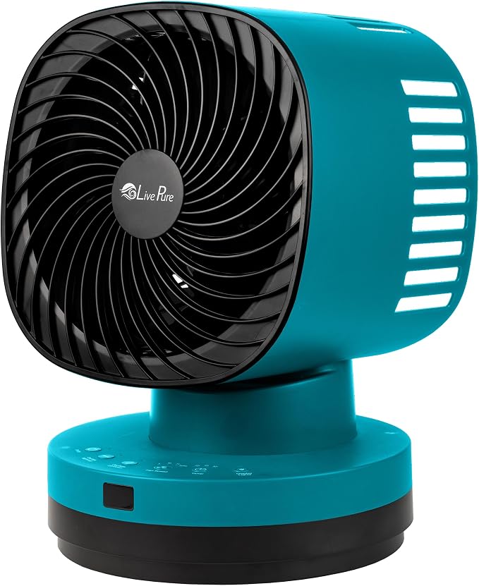 LP1200FAN-T Air Fury Oscillating Fan in Teal.