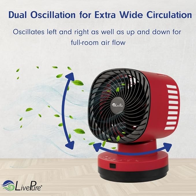 LP1200FAN-W Air Fury Oscillating Fan, alternate product view 2