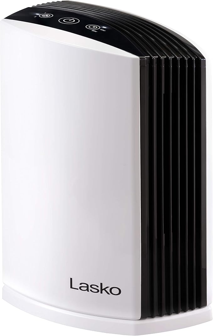 LP200 HEPA Desktop Air Purifier with Timer for a Cleaner,Fresher Home Environment –2-Stage Filtration Removes Smoke, Odors
