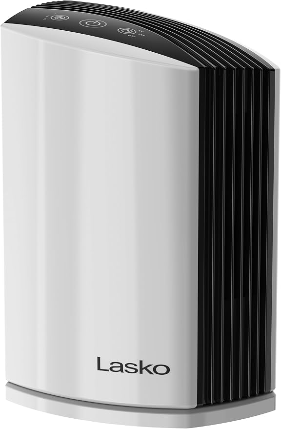 LP200 HEPA Desktop Air Purifier with Timer for a Cleaner,Fresher Home Environment –2-Stage Filtration Removes Smoke, Odors