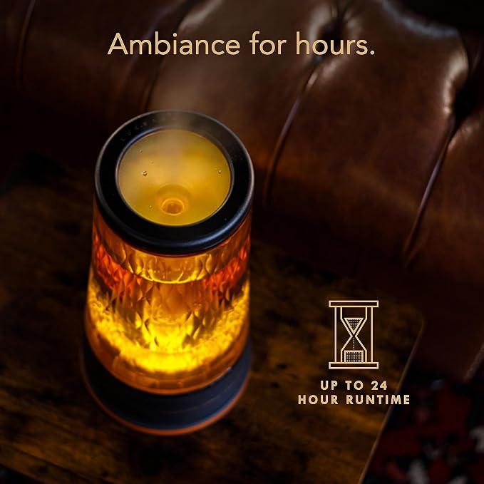 LUCERNA 2 Alchemy Ultrasonic Humidifier with Ambient Light, 1 Gallon Capacity, 24 Hour Runtime, Modern Luxury Design