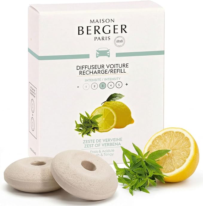 Luxury Car Diffuser Refill Set – Ceramic Inserts for Vent Clip Diffusers, 4-Week Passive Diffusion, product image