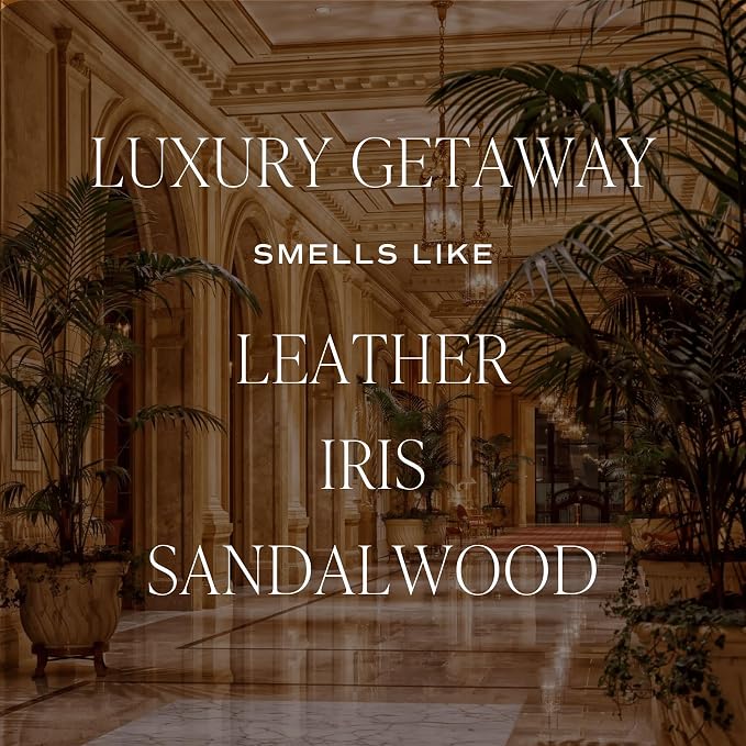 Luxury Getaway Reed Diffuser – Hotel Scent Diffuser with Long-Lasting Premium Fragrance of Leather, Iris, alternate product