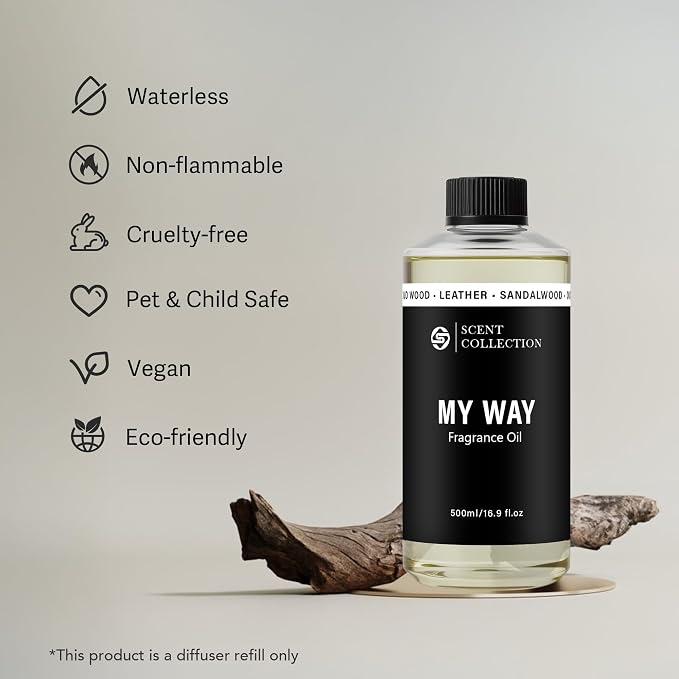 Luxury Hotel Scent My Way Diffuser Oil (500ml/16.9Fl oz) - Essential Aromatherapy for Large Room & Home, alternate product