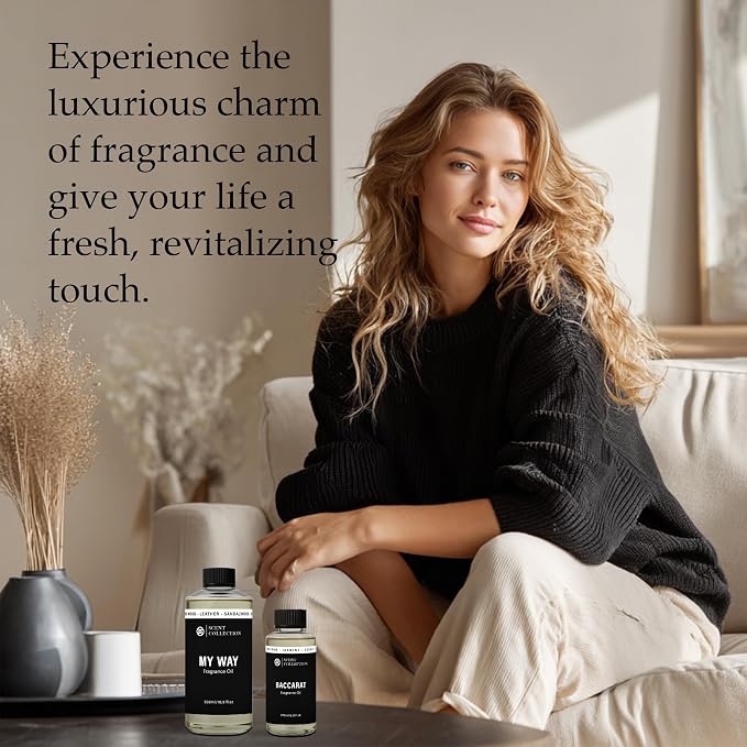 Luxury Hotel Scent My Way Diffuser Oil (500ml/16.9Fl oz) - Essential Aromatherapy for Large Room & Home, alternate product
